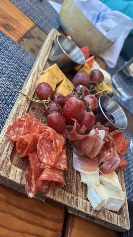 A charcuterie and cheese board at Stella restaurant in New Hope Pennsylvania