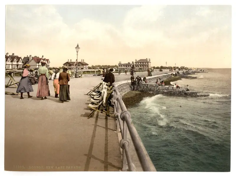 A New England seaside town in the style of Austen's Sanditon